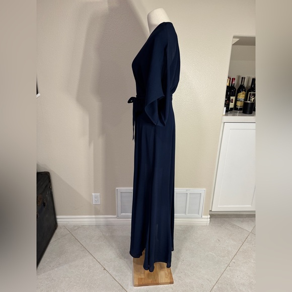 Reformation Winslow Dress, Navy, MEDIUM - Picture 12 of 12